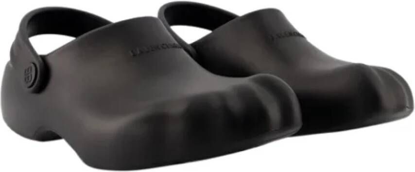 Balenciaga Plastic sandals Black Dames