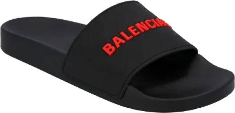 Balenciaga Plastic sandals Black Heren