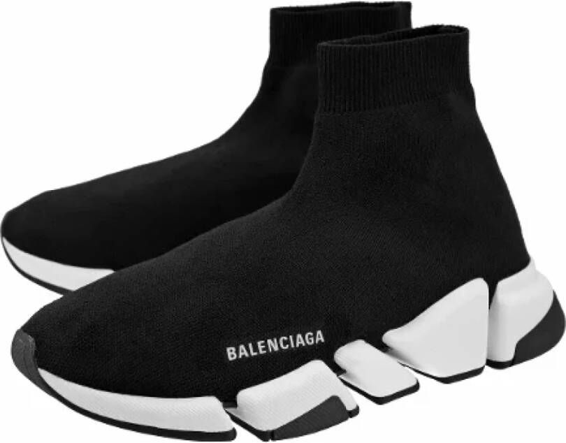 Balenciaga Polyester sneakers Black Heren