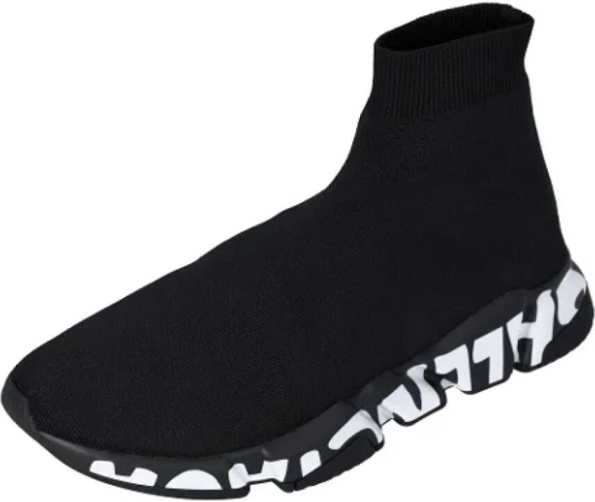 Balenciaga Polyester sneakers Black Heren