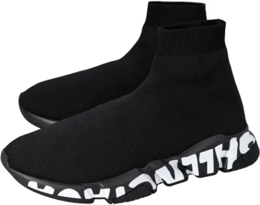 Balenciaga Polyester sneakers Black Heren