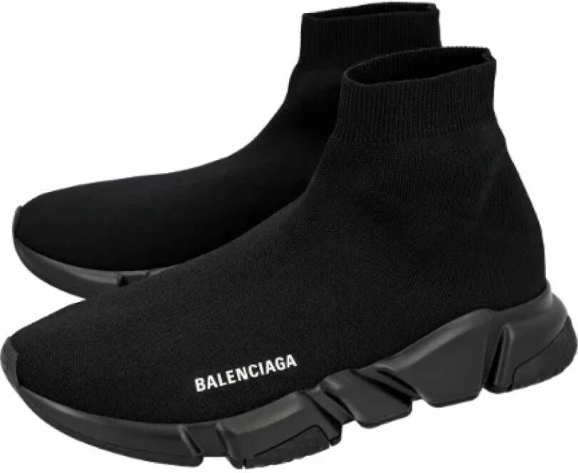 Balenciaga Polyester sneakers Black Heren