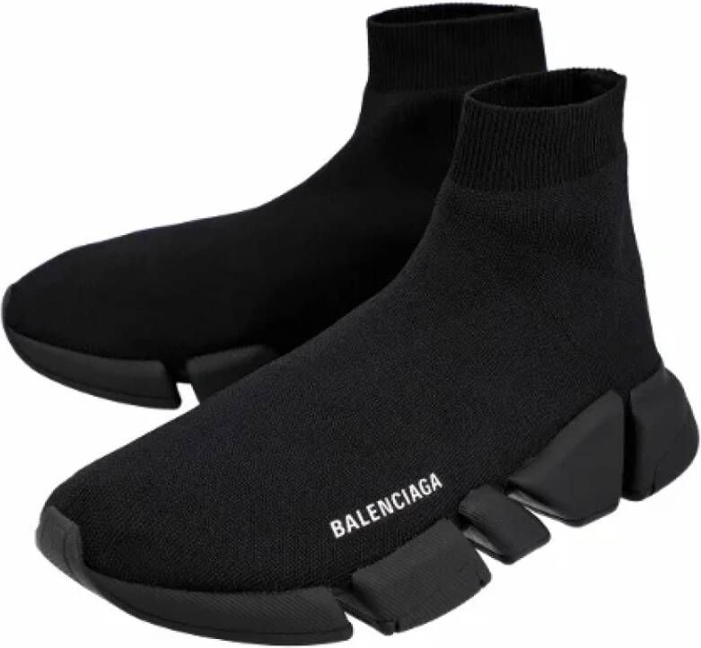 Balenciaga Polyester sneakers Black Heren