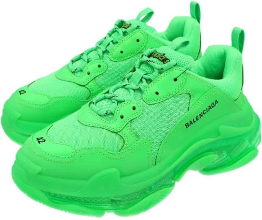 Balenciaga Polyester sneakers Green Dames