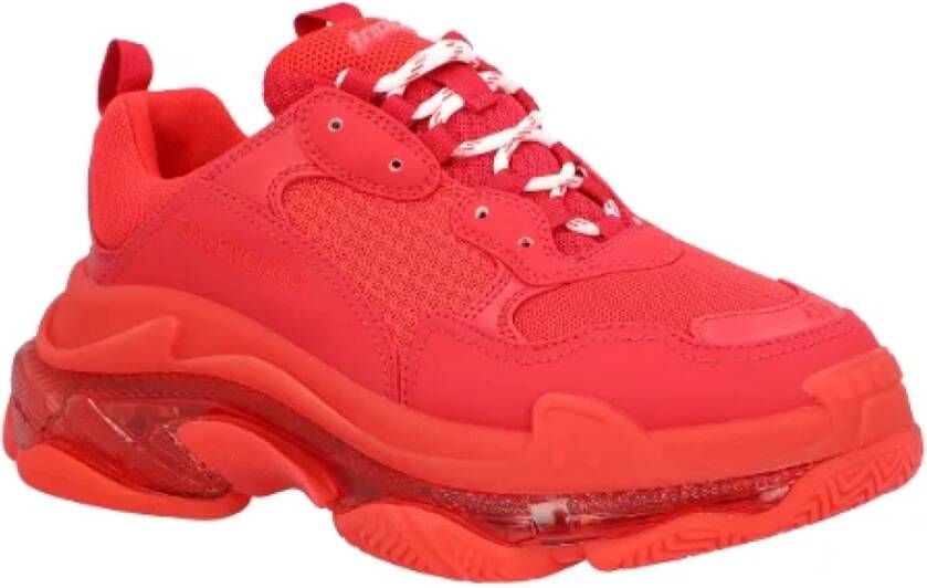 Balenciaga Polyester sneakers Red Heren