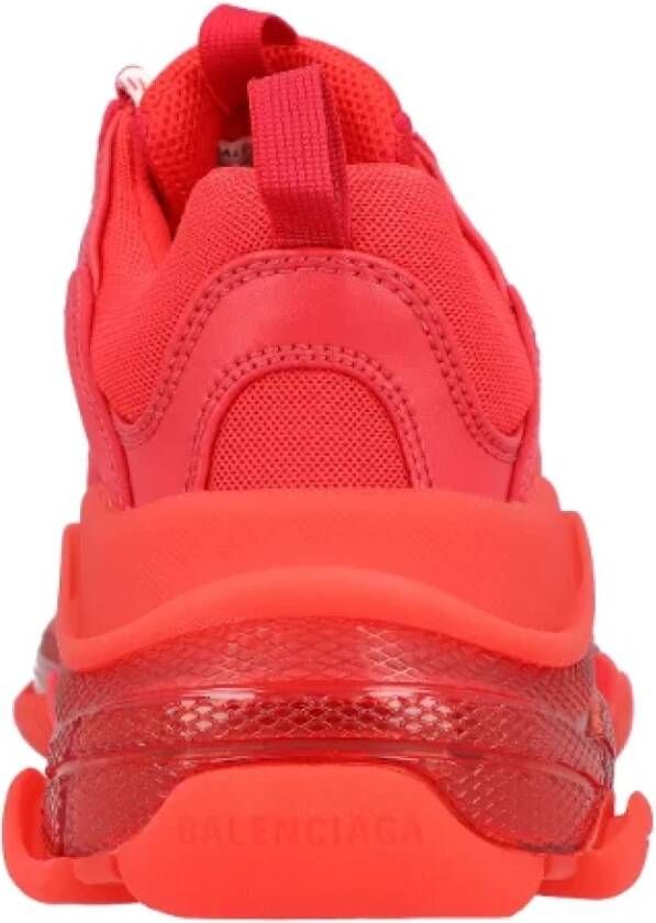 Balenciaga Polyester sneakers Red Heren