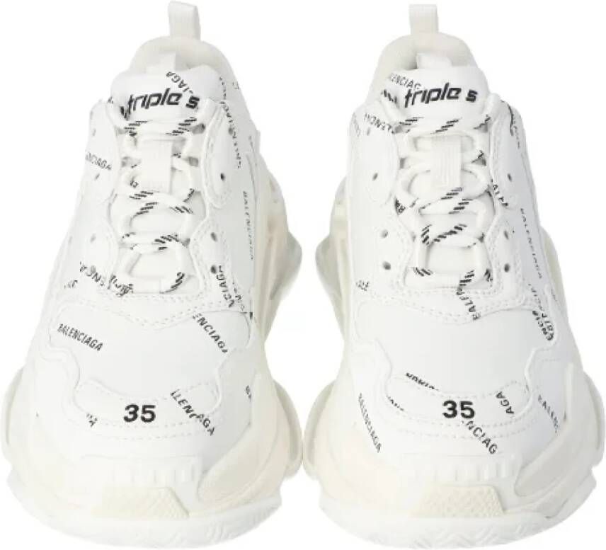 Balenciaga Polyester sneakers White Dames