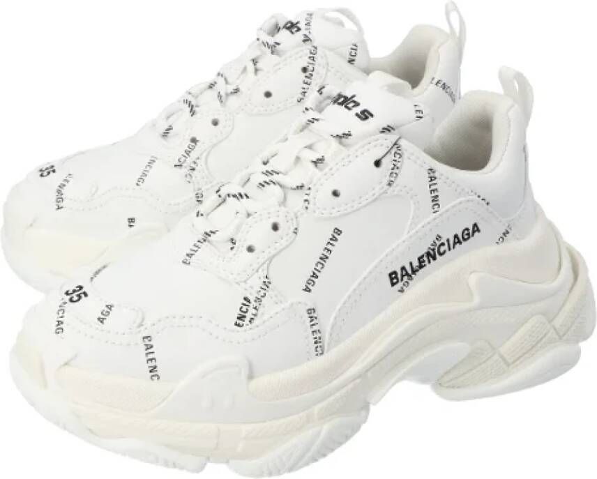 Balenciaga Polyester sneakers White Dames