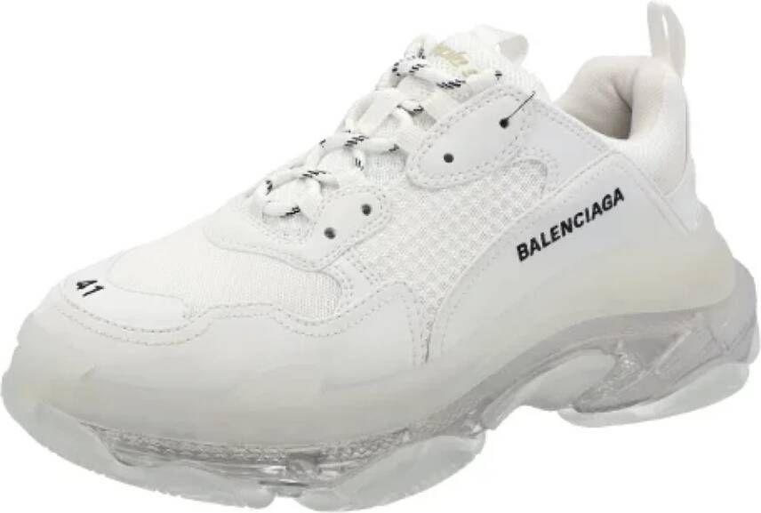 Balenciaga Polyester sneakers White Heren