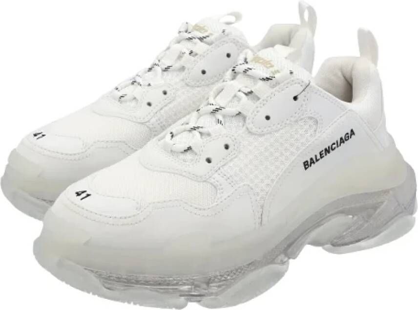 Balenciaga Polyester sneakers White Heren