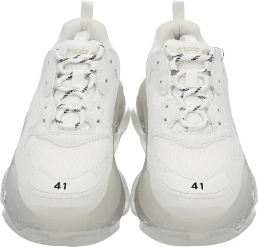 Balenciaga Polyester sneakers White Heren