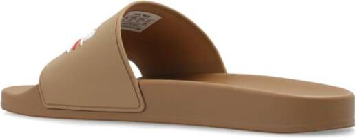 Balenciaga Pool Slides Brown Heren