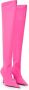 Balenciaga Elegante Roze Polyester Enkellaarzen Pink Dames - Thumbnail 8