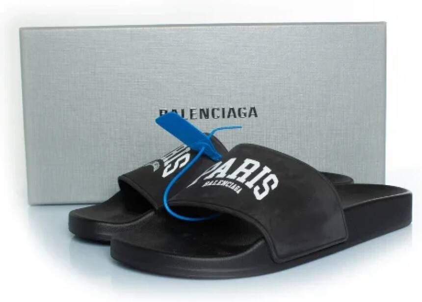 Balenciaga Rubber flats Black Dames