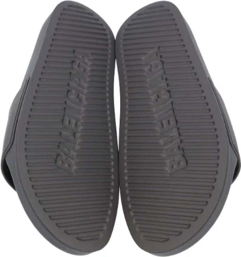 Balenciaga Rubber sandals Black Heren