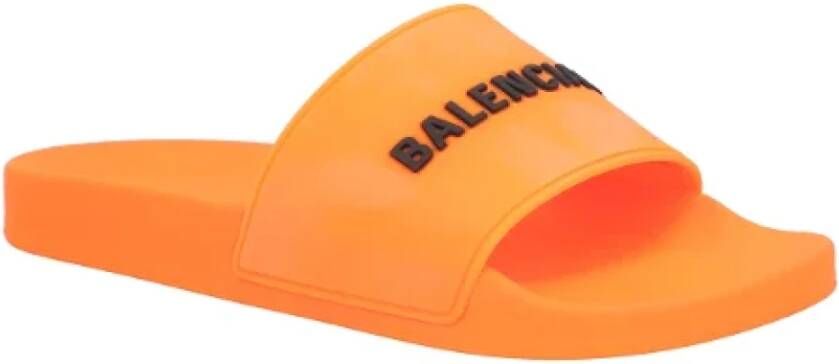 Balenciaga Rubber sandals Orange Heren