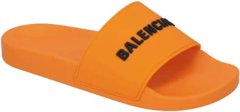 Balenciaga Rubber sandals Orange Heren