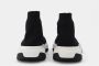 Balenciaga Zwart Witte Speed.2 Sok-Style Sneakers Black Dames - Thumbnail 9