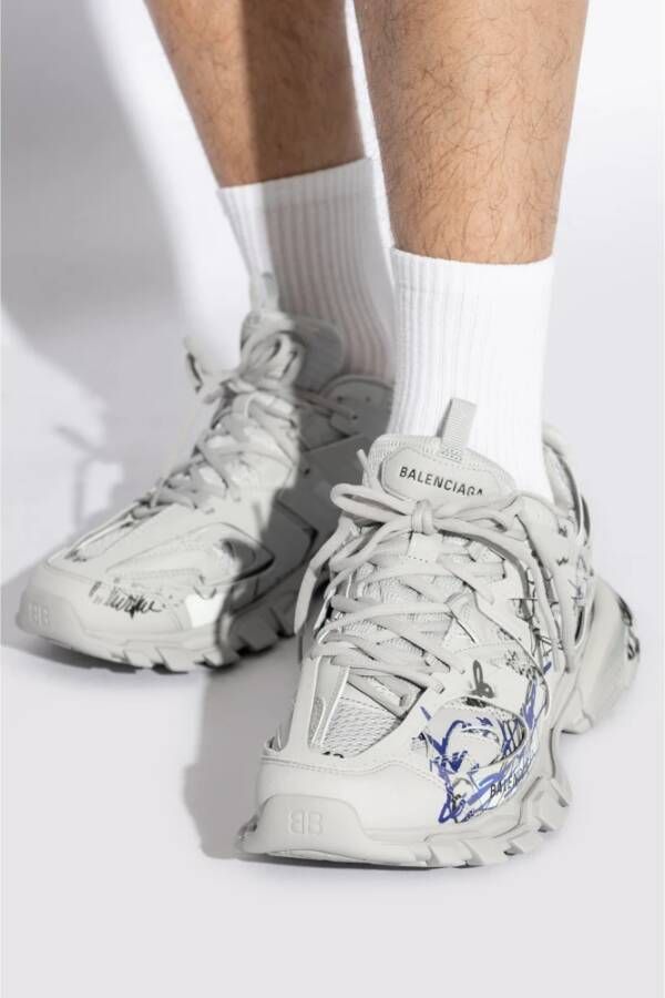 Balenciaga Sneakers Track Autographe Gray Heren