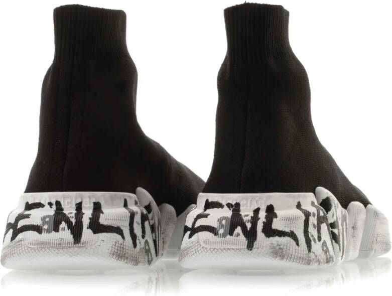 Balenciaga Graffiti Speed 2.0 Sneakers Zwart Dames