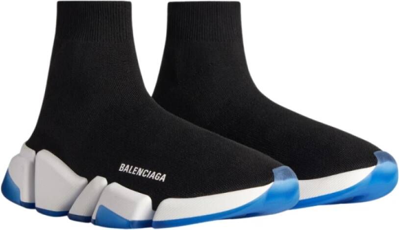 Balenciaga Transparante zool sneaker 3D mesh lichtgewicht Black Heren