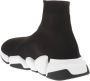 Balenciaga Zwart Witte Speed.2 Sok-Style Sneakers Black Dames - Thumbnail 5