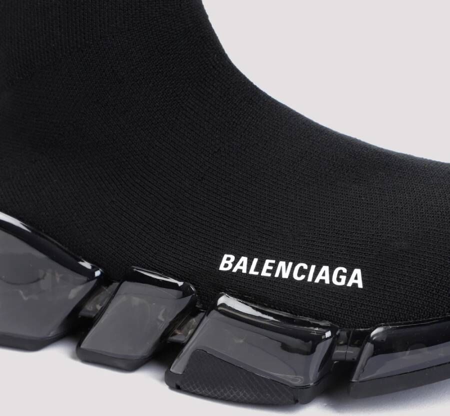 Balenciaga Speed 2.0 Stencil Zwart Black Dames