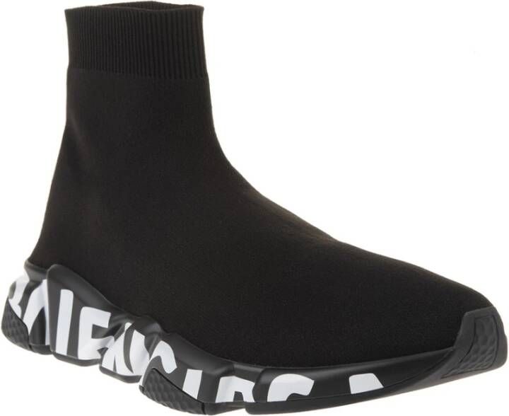 Balenciaga Speed Graffiti Sportschoenen Zwart Heren