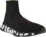 Balenciaga Speed Graffiti Sportschoenen Zwart Heren - Thumbnail 2