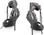 Balenciaga Studded Leren Sandalen Gray Dames - Thumbnail 4