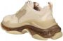 Balenciaga Clear Sole Triple S Sneakers Beige Dames - Thumbnail 4