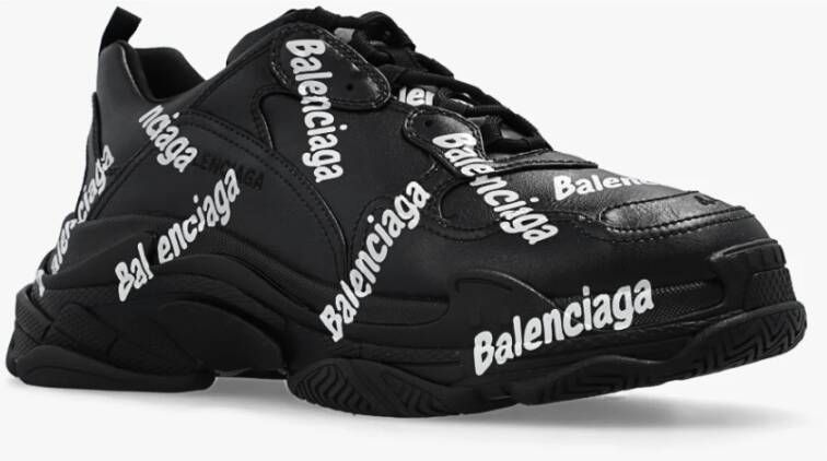 Balenciaga Triple S sneakers Zwart Heren