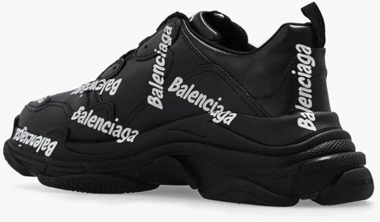 Balenciaga Triple S sneakers Zwart Heren