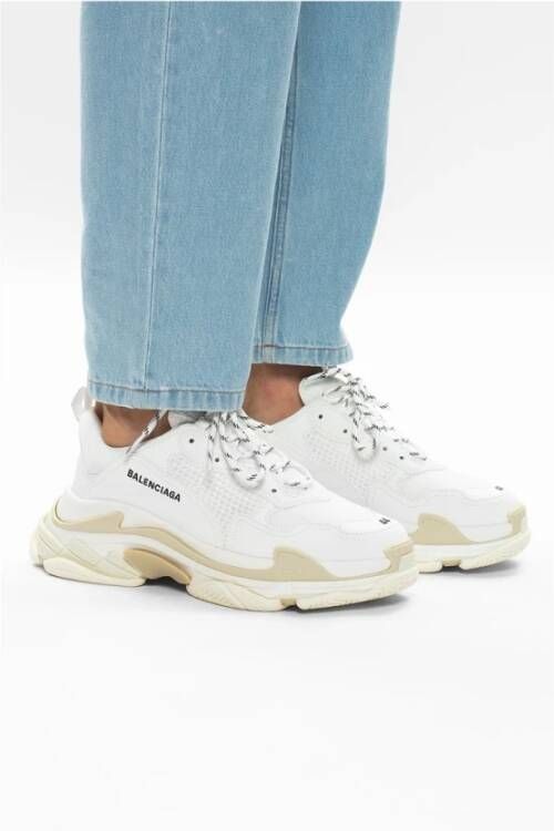 Balenciaga Triple S Sportschoenen Wit Heren