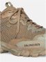 Balenciaga Versleten Sneaker van Mesh en Nylon Beige Heren - Thumbnail 2