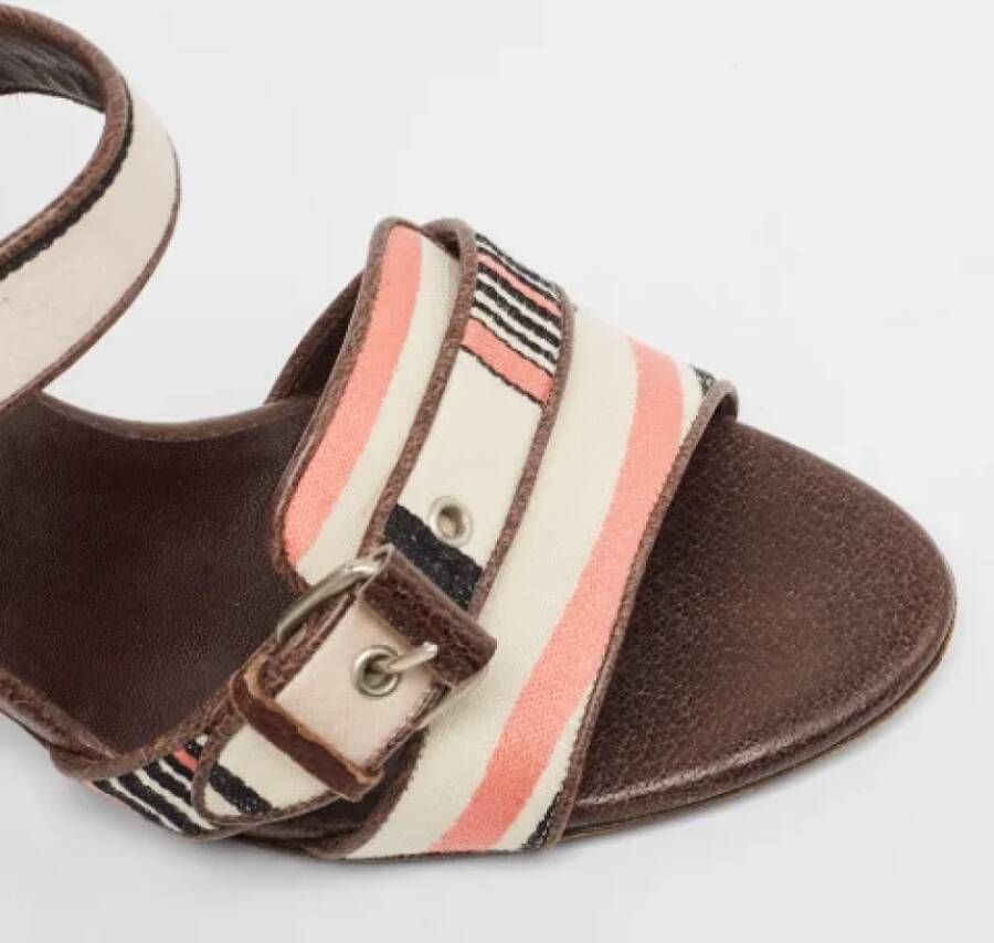 Balenciaga Vintage Pre-owned Canvas sandals Multicolor Dames
