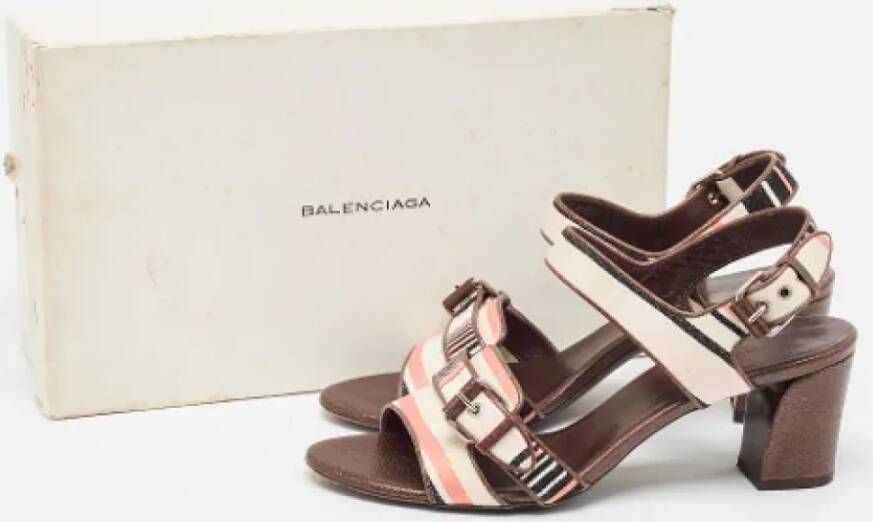 Balenciaga Vintage Pre-owned Canvas sandals Multicolor Dames