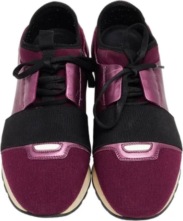 Balenciaga Vintage Pre-owned Canvas sneakers Purple Dames