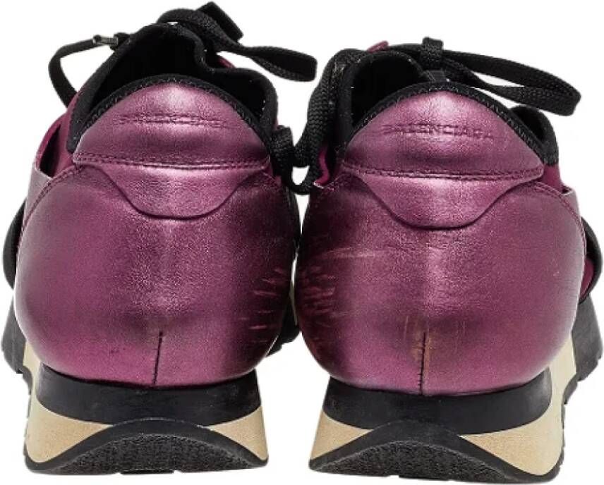 Balenciaga Vintage Pre-owned Canvas sneakers Purple Dames