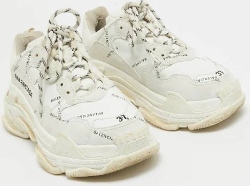 Balenciaga Vintage Pre-owned Fabric sneakers White Dames