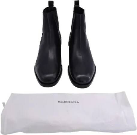 Balenciaga Vintage Pre-owned Leather boots Black Dames