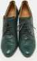 Balenciaga Vintage Pre-owned Leather flats Green Dames - Thumbnail 3