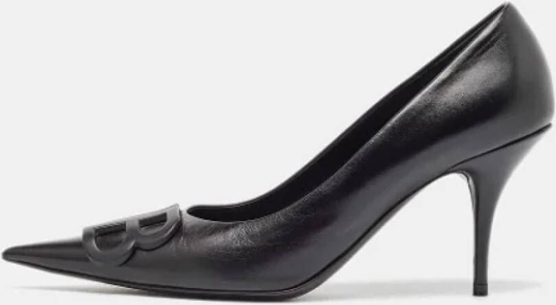 Balenciaga Vintage Pre-owned Leather heels Black Dames