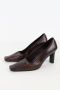 Balenciaga Vintage Pre-owned Leather heels Brown Dames - Thumbnail 3