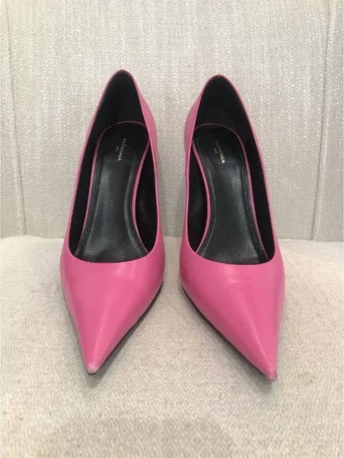 Balenciaga Vintage Pre-owned Leather heels Pink Dames