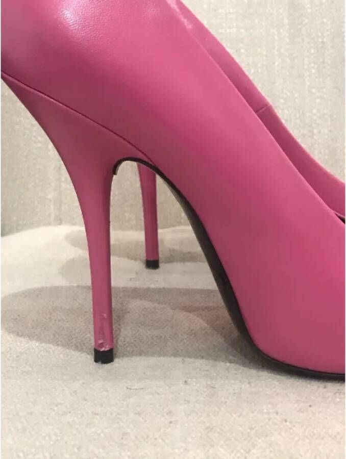 Balenciaga Vintage Pre-owned Leather heels Pink Dames