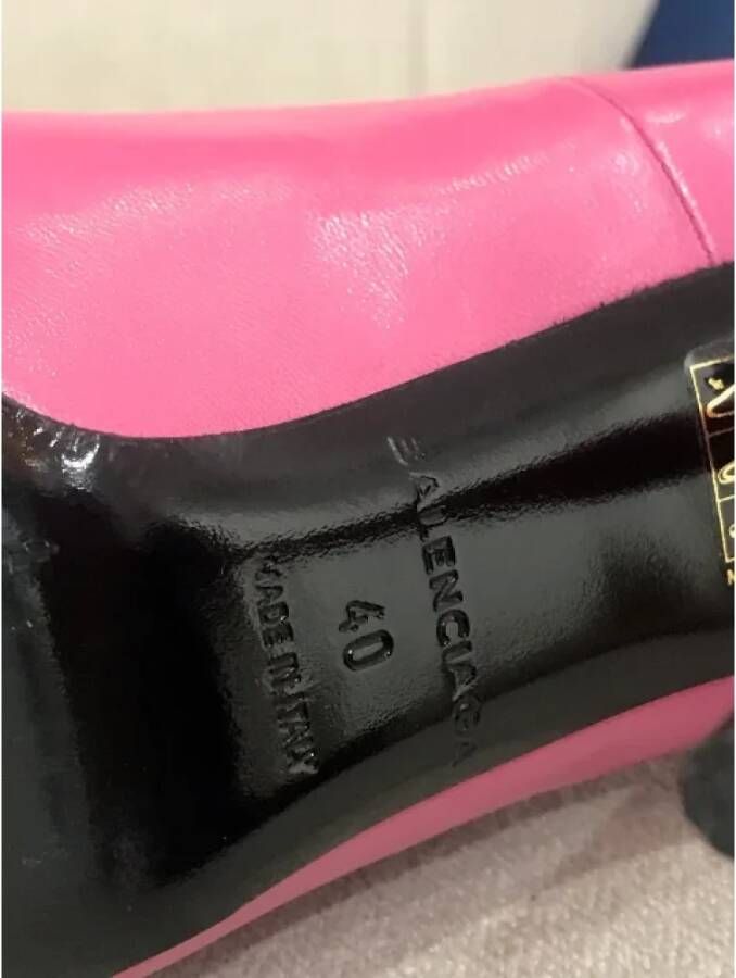 Balenciaga Vintage Pre-owned Leather heels Pink Dames