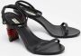 Balenciaga Vintage Pre-owned Leather sandals Black Dames - Thumbnail 4