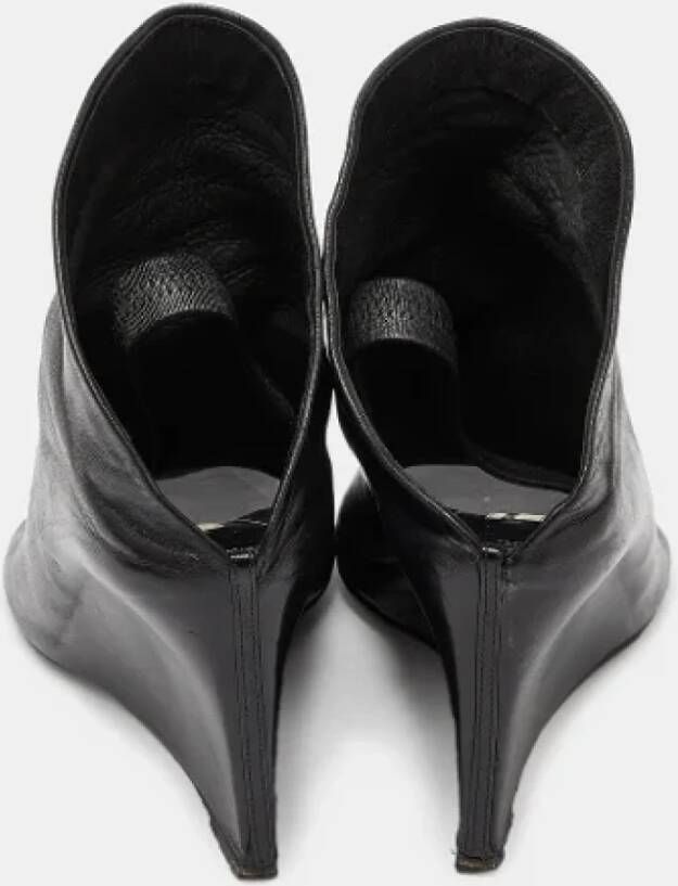 Balenciaga Vintage Pre-owned Leather sandals Black Dames