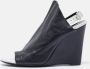 Balenciaga Vintage Pre-owned Leather sandals Black Dames - Thumbnail 2